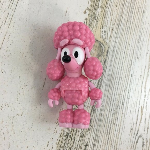 Bluey COCO Pink Poodle Poseable Dog Replacement 2.5" Figure Toy Friend - Picture 2 of 9